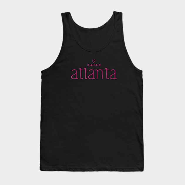 Simple Atlanta Tank Top by designspeak